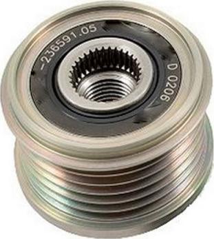 ASAM 80357 - Pulley, alternator, freewheel clutch www.autospares.lv