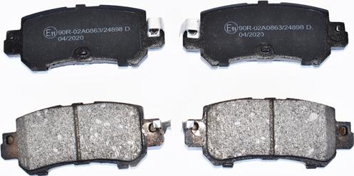 ASAM 79704 - Brake Pad Set, disc brake www.autospares.lv