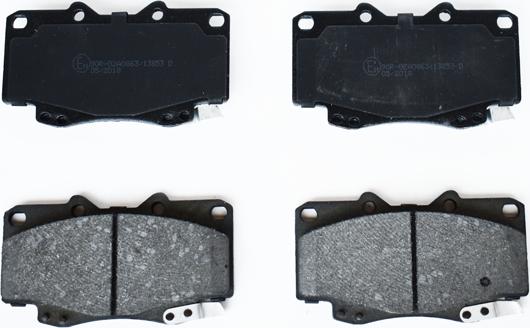 ASAM 74505 - Brake Pad Set, disc brake www.autospares.lv