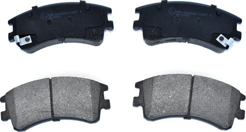 ASAM 74523 - Brake Pad Set, disc brake www.autospares.lv