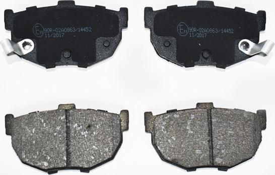 ASAM 74263 - Brake Pad Set, disc brake www.autospares.lv