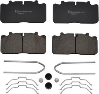 ASAM 71858 - Brake Pad Set, disc brake www.autospares.lv