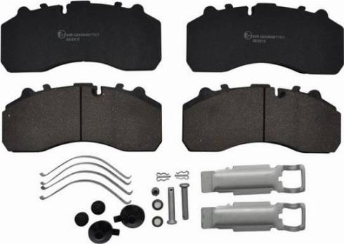 ASAM 71857 - Brake Pad Set, disc brake www.autospares.lv