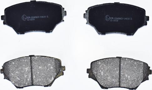 ASAM 72617 - Brake Pad Set, disc brake www.autospares.lv