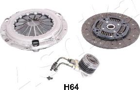 Ashika 92-0H-H64 - Комплект сцепления www.autospares.lv