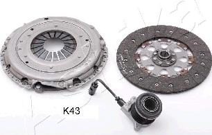 Ashika 92-0K-K43 - Clutch Kit www.autospares.lv