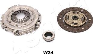 Ashika 92-0W-W34 - Комплект сцепления www.autospares.lv