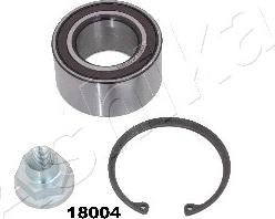 Ashika 44-18004 - Wheel hub, bearing Kit www.autospares.lv