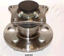 Ashika 44-22034 - Ступица колеса, поворотный кулак www.autospares.lv