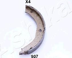 Ashika 55-09-907 - Bremžu loku kompl., Stāvbremze www.autospares.lv