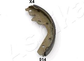 Ashika 55-09-914 - Bremžu loku komplekts www.autospares.lv