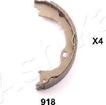 Ashika 55-09-918 - Bremžu loku kompl., Stāvbremze www.autospares.lv