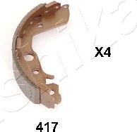 Ashika 55-04-417 - Bremžu loku komplekts www.autospares.lv