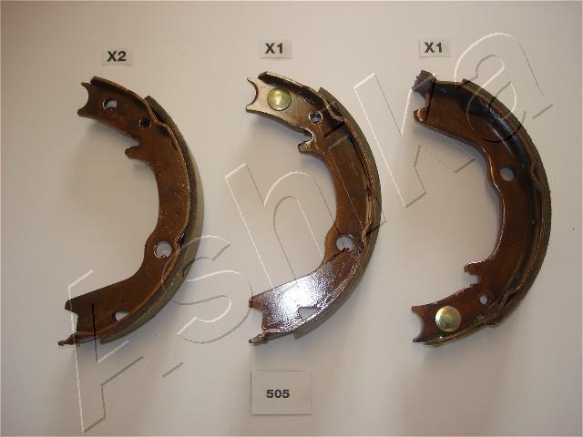 Ashika 55-05-505 - Brake Shoe Set www.autospares.lv