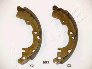 Ashika 55-06-603 - Brake Shoe Set www.autospares.lv