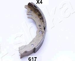 Ashika 55-06-617 - Bremžu loku komplekts www.autospares.lv