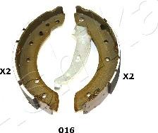 Ashika 55-00-016 - Bremžu loku komplekts www.autospares.lv