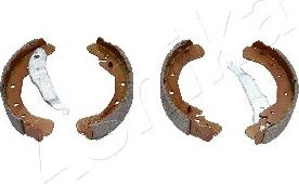 Ashika 55-00-0316 - Brake Shoe Set www.autospares.lv