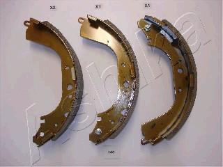 Ashika 55-01-140 - Brake Shoe Set www.autospares.lv