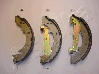 Ashika 55-08-899 - Bremžu loku komplekts www.autospares.lv