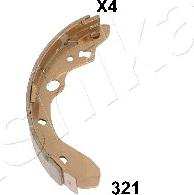 Ashika 55-03-321 - Bremžu loku komplekts www.autospares.lv