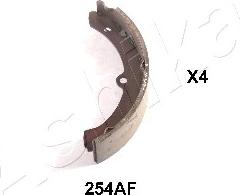 Ashika 55-02-254 - Bremžu loku komplekts www.autospares.lv