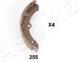 Ashika 55-02-255 - Bremžu loku komplekts www.autospares.lv