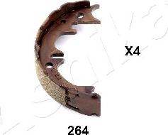 Ashika 55-02-264 - Bremžu loku kompl., Stāvbremze www.autospares.lv