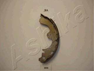 Ashika 55-02-236 - Bremžu loku komplekts www.autospares.lv