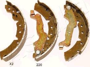 Ashika 55-02-220 - Brake Shoe Set www.autospares.lv