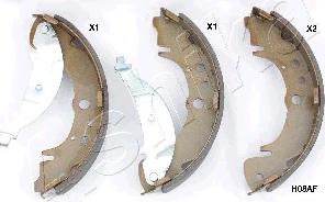 Ashika 55-0H-H08 - Brake Shoe Set www.autospares.lv