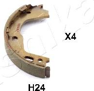 Ashika 55-0H-H24 - Brake Shoe Set, parking brake www.autospares.lv