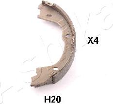 Ashika 55-0H-H20 - Brake Shoe Set, parking brake www.autospares.lv