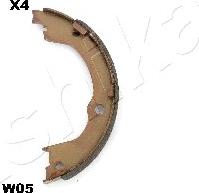 Ashika 55-0W-W05 - Bremžu loku kompl., Stāvbremze www.autospares.lv