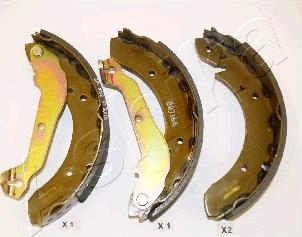 Ashika 55-H0-003 - Brake Shoe Set www.autospares.lv