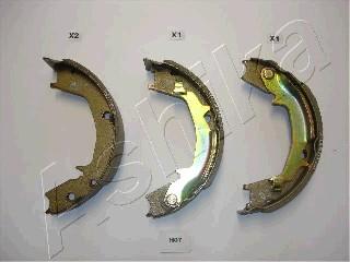 Ashika 55-H0-007 - Brake Shoe Set www.autospares.lv