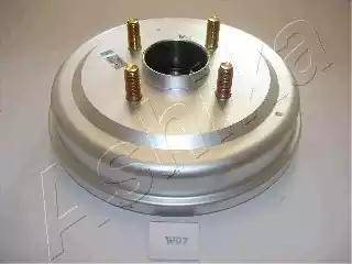 Ashika 56-W0-007 - Тормозной барабан www.autospares.lv