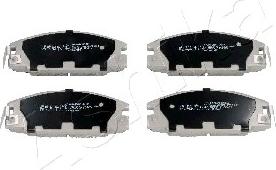 Ashika 50-09-904 - Brake Pad Set, disc brake www.autospares.lv