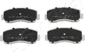 Ashika 50-05-502 - Brake Pad Set, disc brake www.autospares.lv