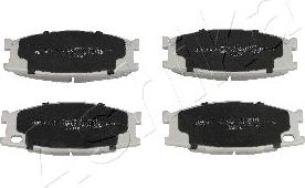 Ashika 50-05-507 - Brake Pad Set, disc brake www.autospares.lv