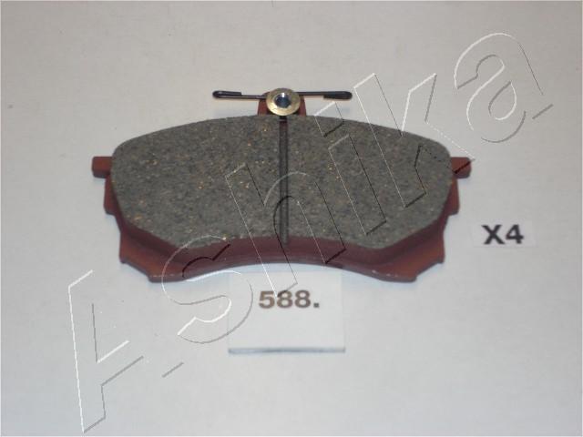 Ashika 50-05-588 - Bremžu uzliku kompl., Disku bremzes www.autospares.lv