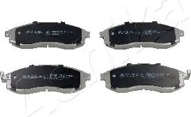 Ashika 50-05-582 - Brake Pad Set, disc brake www.autospares.lv