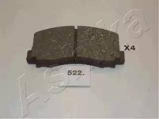 Ashika 50-05-522 - Brake Pad Set, disc brake www.autospares.lv