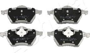 Ashika 50-00-0941 - Brake Pad Set, disc brake www.autospares.lv