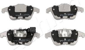 Ashika 50-00-0929 - Brake Pad Set, disc brake www.autospares.lv