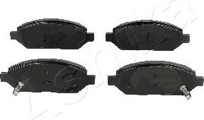 Ashika 50-00-0407 - Brake Pad Set, disc brake www.autospares.lv