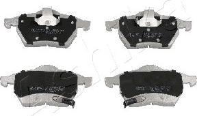 Ashika 50-00-0412 - Brake Pad Set, disc brake www.autospares.lv