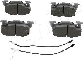 Ashika 50-00-0641 - Brake Pad Set, disc brake www.autospares.lv