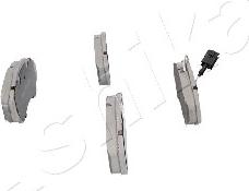 Ashika 50-00-0054 - Brake Pad Set, disc brake www.autospares.lv