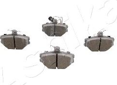 Ashika 50-00-0062 - Brake Pad Set, disc brake www.autospares.lv